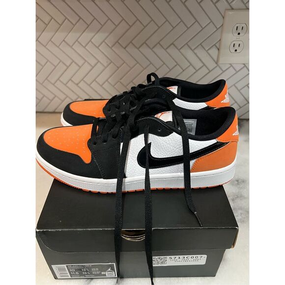 Nike Air Jordan 1 Low G Golf Starfish Black White Men’s 10 DD9315-800 New